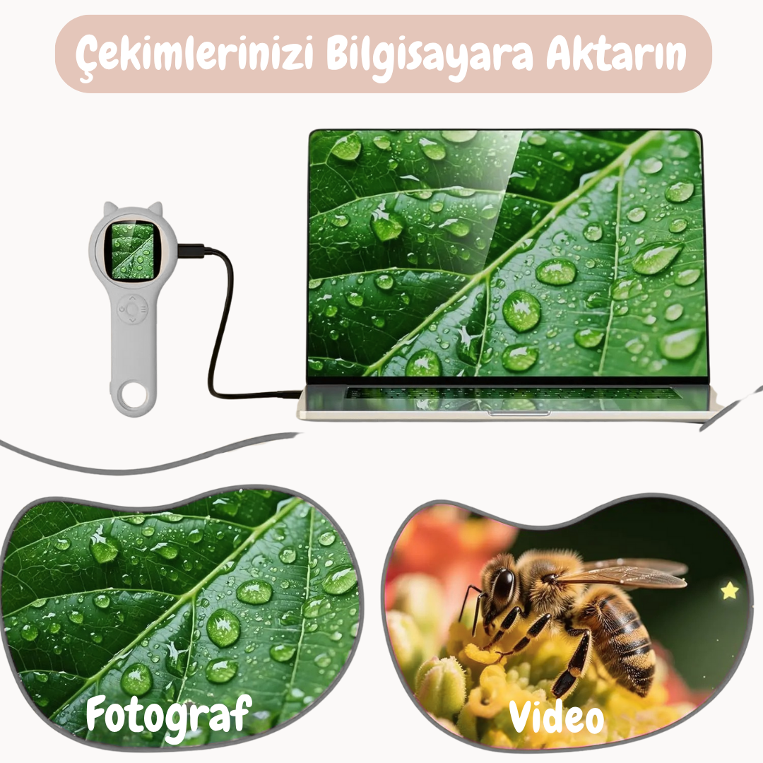 Mini El Mikroskobu 500X